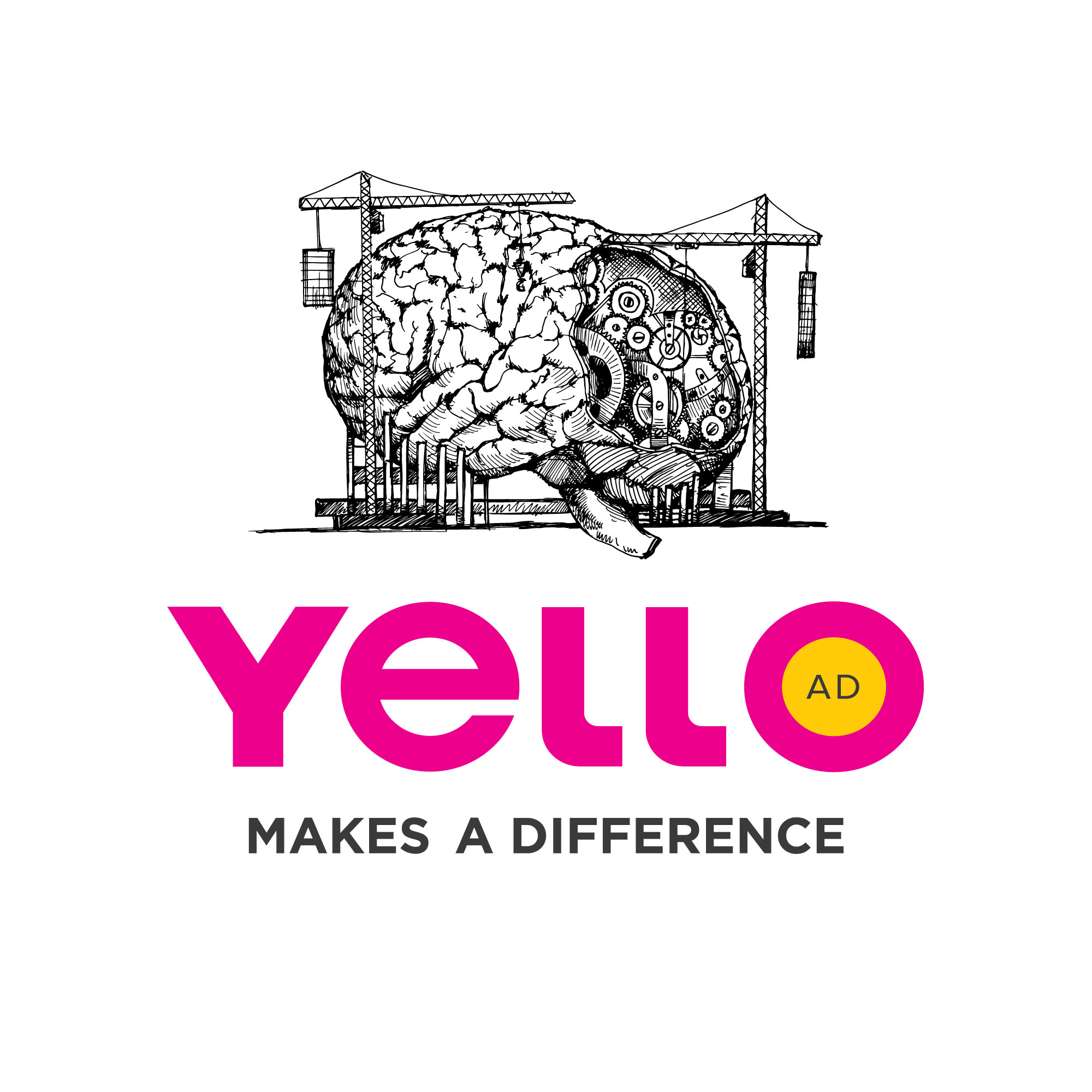 Елло логотип. Yello advertising.